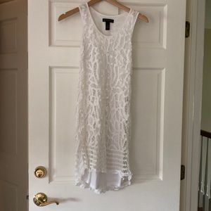 Aqua brand Lace sheath high low dress